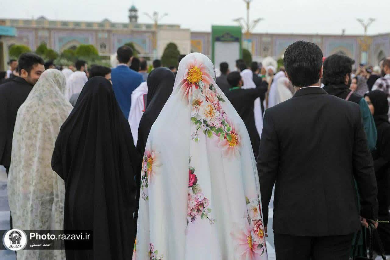 جشن ازدواج دانشجویی سال 1402 دانشگاه جامع امام حسین(ع) برگزار شد